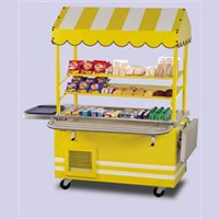 Victor Jamaican Food Display - Junior Snack Cart